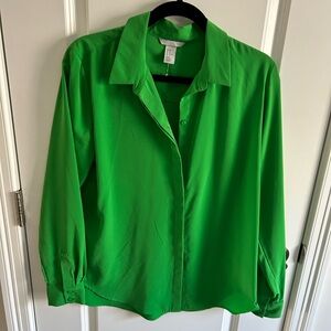Green blouse